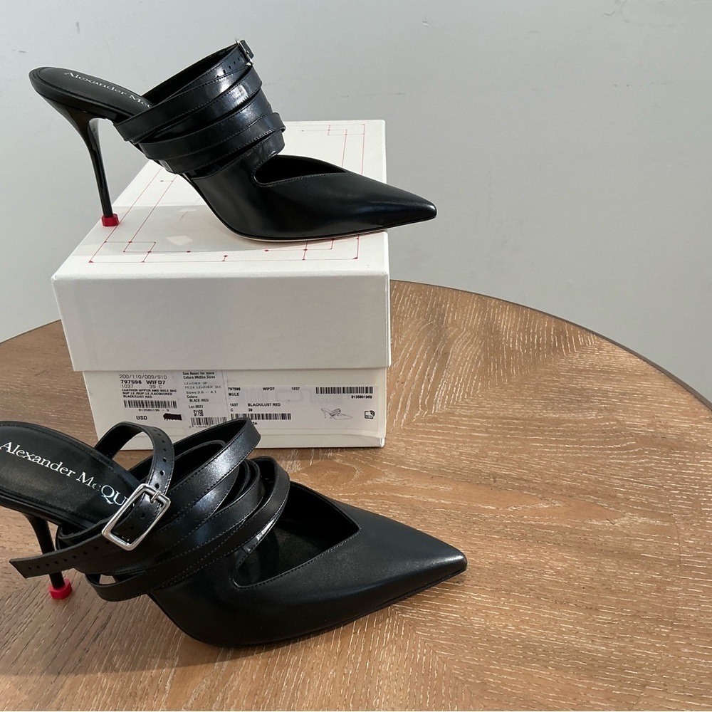 Alexander McQueen Leather mules - Picture 10 of 10